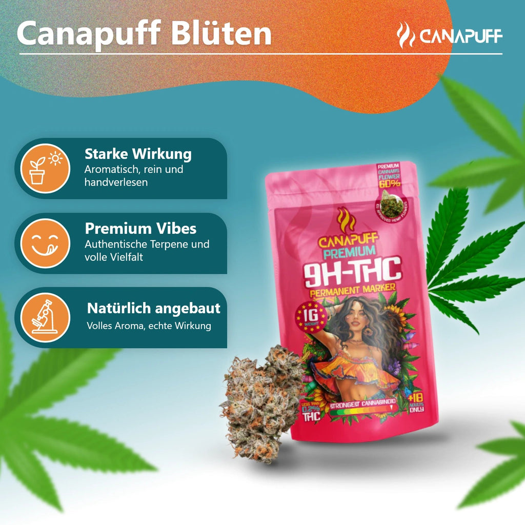 9H-THC Flowers Permanent Marker 99%