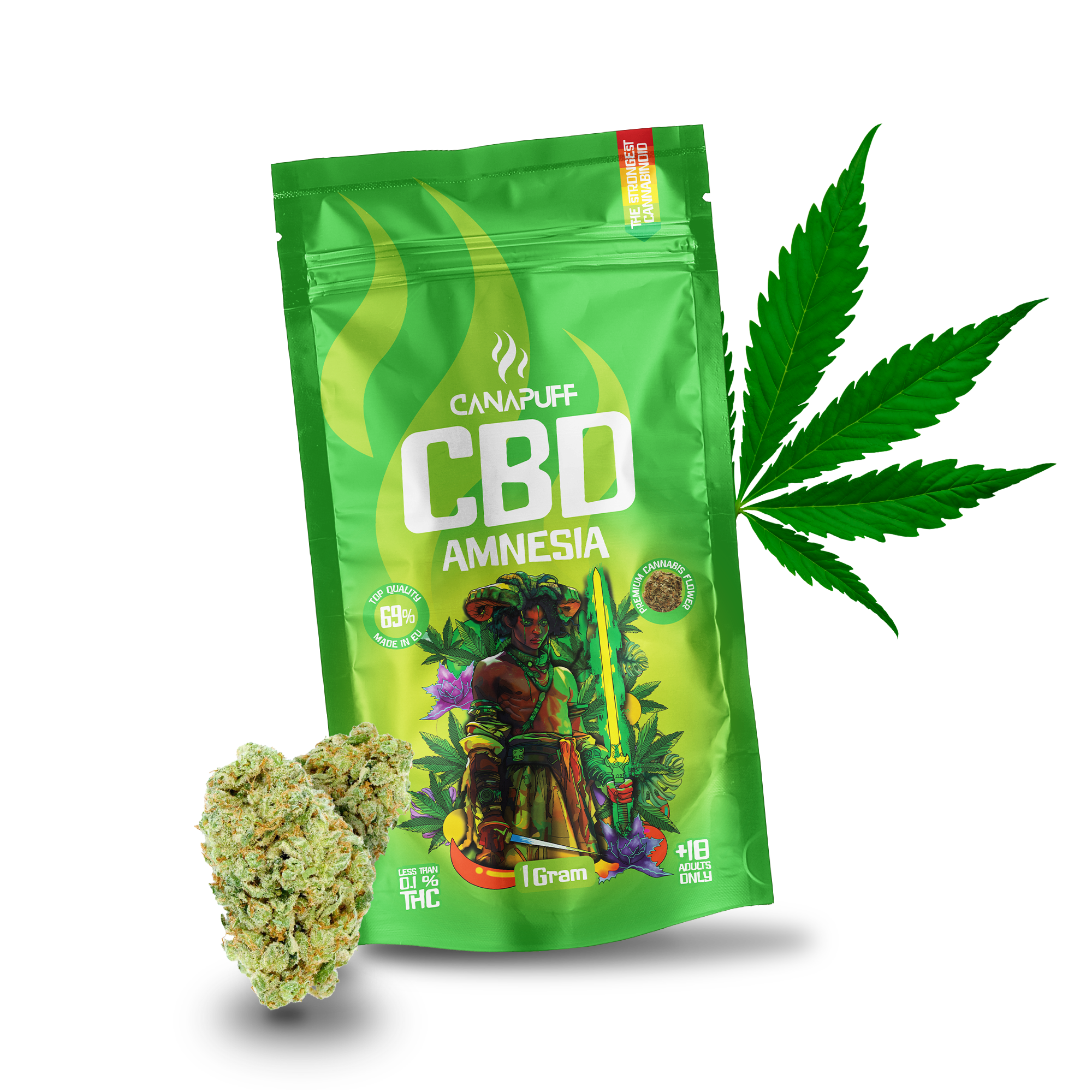 CBD Flowers Amnesia 69%