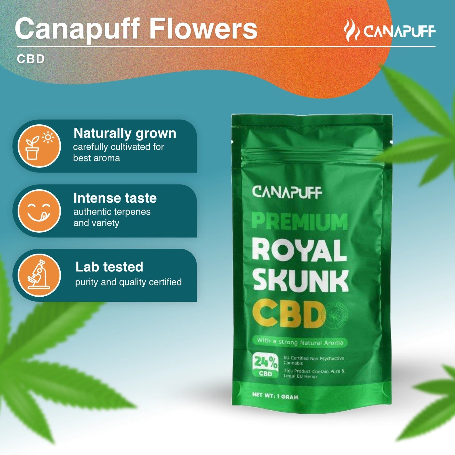 CBD Flowers Royal Skunk 24%