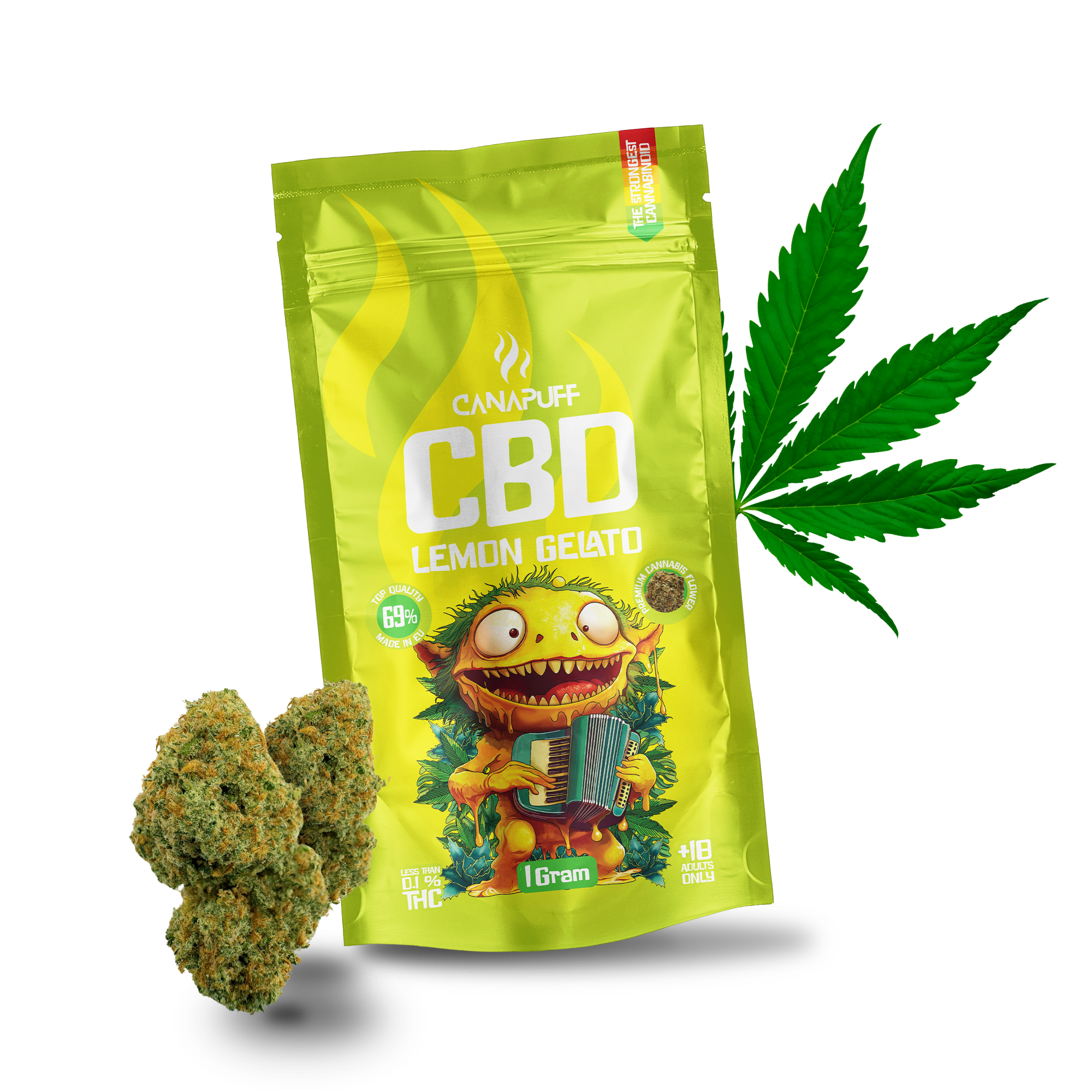 CBD Flowers Lemon Gelato 69%